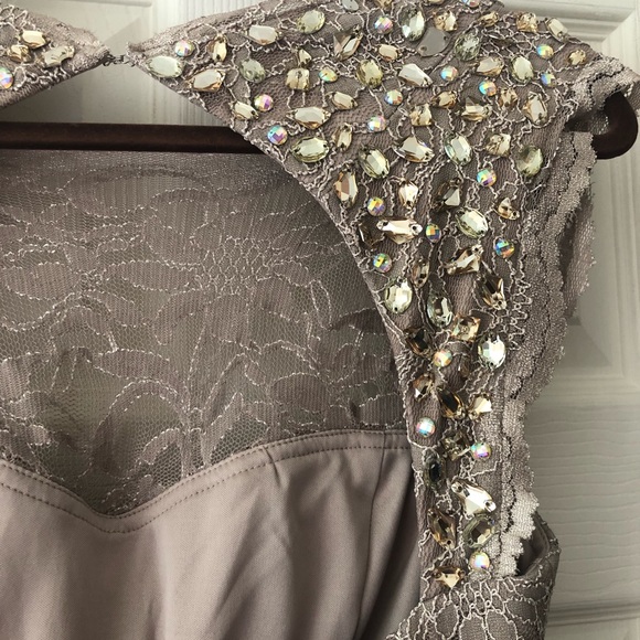 INC NightWear - beige/nude gown - SIZE 12 - Picture 6 of 7